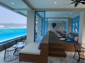 Idea pencahayaan restoran akrilik